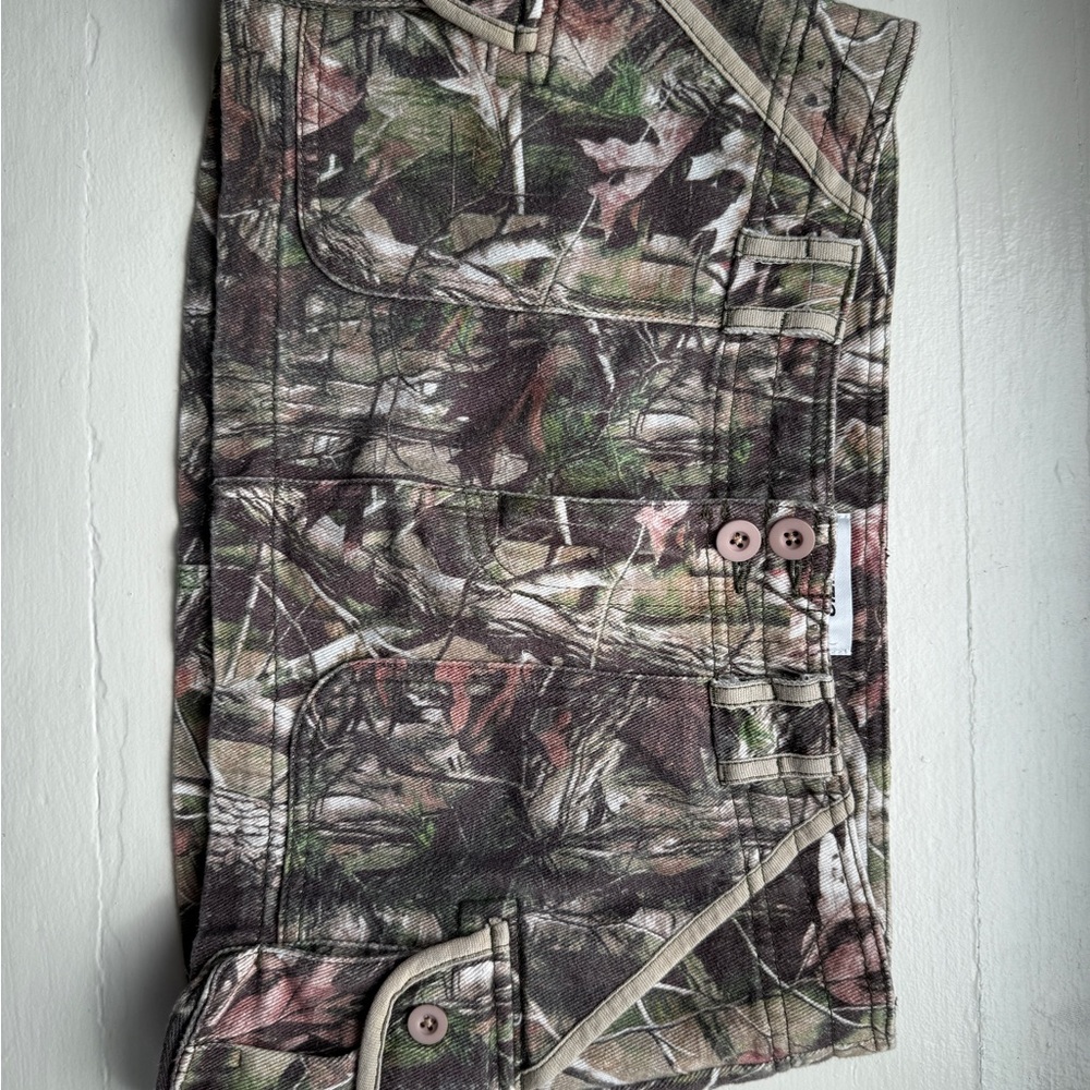 Guizio Camo Mini Skirt